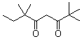 2,2,6,6-四甲基-3,5-辛二酮分子结构 (CAS 78579-61-0)