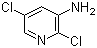 structure of CAS# 78607-32-6, 2,5-二氯吡啶-3-胺