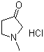 structure of CAS# 78635-85-5, 1-甲基-3-吡咯烷酮盐酸盐