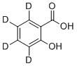 水杨酸-d4分子结构 (CAS 78646-17-0)