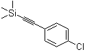 structure of CAS# 78704-49-1, ((4-氯苯基)乙炔基)三甲基硅烷