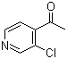 4-乙酰基-3-氯吡啶分子结构 (CAS 78790-82-6)