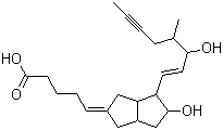 structure of CAS# 78919-13-8, 伊洛前列素