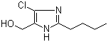 2-丁基-4-氯咪唑-5-甲醇分子结构 (CAS 79047-41-9)