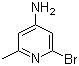 structure of CAS# 79055-59-7, 2-溴-6-甲基吡啶-4-胺