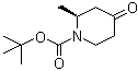 (S)-2-甲基-4-氧代哌啶-1-羧酸叔丁酯分子结构 (CAS 790667-49-1)