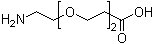 3-[2-(2-氨基乙氧基)乙氧基]-丙酸分子结构 (CAS 791028-27-8)