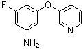 structure of CAS# 791644-59-2, 3-Fluoro-5-(3-pyridinyloxy)benzenamine