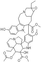 10'-羟基环氧长春碱分子结构 (CAS 79257-03-7)