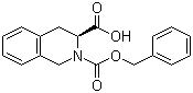structure of CAS# 79261-58-8, (S)-(+)-N-苄氧羰基-1,2,3,4-四氢异喹啉-3-羧酸