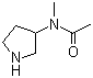 structure of CAS# 79286-87-6, 3-(乙酰基甲基氨基)吡咯烷