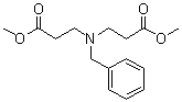 structure of CAS# 793-19-1, 3,3'-(Benzylimino)dipropionic acid dimethyl ester