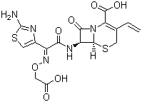 structure of CAS# 79350-37-1, 头孢克肟