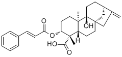 3alpha-肉桂酰氧基-9beta-羟基-等效-贝壳杉-16-烯-19-酸分子结构 (CAS 79406-13-6)
