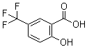 5-三氟甲基-2-羟基苯甲酸分子结构 (CAS 79427-88-6)