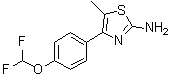 CAS # 794578-70-4, 4-[4-(Difluoromethoxy)phenyl]-5-methyl-2-thiazolamine