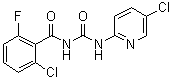 CAS 登录号：79489-52-4, 2-氯-N-[[(5-氯-2-吡啶基)氨基]羰基]-6-氟苯甲酰胺