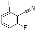 2-氟-6-碘苯甲腈分子结构 (CAS 79544-29-9)