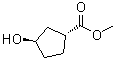 structure of CAS# 79590-84-4, 反式-3-羟基环戊烷羧酸甲酯