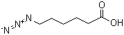 6-叠氮己酸分子结构 (CAS 79598-53-1)