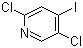 2,5-二氯-4-碘吡啶分子结构 (CAS 796851-03-1)