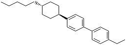 structure of CAS# 79709-85-6, 反式-4-乙基-4'-(4-戊基环己基)-1,1'-联苯