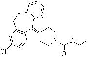 structure of CAS# 79794-75-5, 氯雷他定