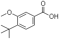 structure of CAS# 79822-46-1, 4-tert-Butyl-3-methoxybenzoic acid