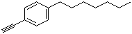 structure of CAS# 79887-12-0, 4-庚基苯乙炔