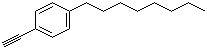 4-辛基苯乙炔分子结构 (CAS 79887-13-1)