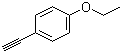structure of CAS# 79887-14-2, 4-Ethoxyphenylacetylene