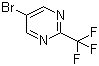 structure of CAS# 799557-86-1, 5-Bromo-2-(trifluoromethyl)pyrimidine