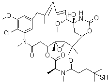 CAS # 799840-96-3, N2'-Deacetyl-N2'-(4-mercapto-4-methyl-1-oxopentyl)-6-methylmaytansine, Methylmaytansinoid DM4