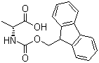 structure of CAS# 79990-15-1, Fmoc-D-丙氨酸