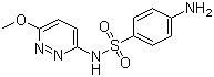 structure of CAS# 80-35-3, Sulfamethoxypyridazine