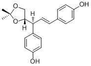 脱碳木脂素缩丙酮分子结构 (CAS 800389-33-7)