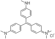 structure of CAS# 8004-87-3, Basic Violet 1