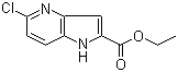 structure of CAS# 800401-62-1, Ethyl 5-chloro-1H-pyrrolo[3,2-b]pyridine-2-carboxylate