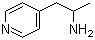 CAS # 801173-51-3, 1-(Pyridin-4-yl)propan-2-amine, alpha-Methyl-4-pyridineethanamine, 1-Methyl-2-pyridin-4-ylethylamine