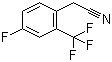 structure of CAS# 80141-94-2, 4-Fluoro-2-(trifluoromethyl)phenylacetonitrile