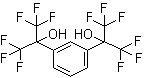 structure of CAS# 802-93-7, 1,3-双(2-羟基六氟异丙基)苯