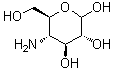 4-氨基-4-脱氧-D-吡喃葡萄糖分子结构 (CAS 802318-58-7)