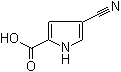structure of CAS# 80242-24-6, 4-Cyanopyrrole-2-carboxylic acid