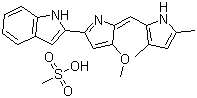 structure of CAS# 803712-79-0, Obatoclax 甲磺酸盐