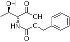 structure of CAS# 80384-27-6, N-苄氧羰基-D-苏氨酸