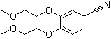 structure of CAS# 80407-68-7, 3,4-双(2-甲氧基乙氧基)苯腈
