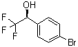 (S)-1-(4-溴苯基)-2,2,2-三氟乙醇分子结构 (CAS 80418-13-9)