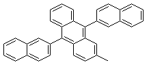 structure of CAS# 804560-00-7, 2-甲基-9,10-双(萘-2-基)蒽