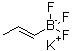 (E)-三氟(1-丙烯基)硼酸钾分子结构 (CAS 804565-39-7)
