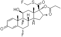 structure of CAS# 80474-14-2, 氟替卡松丙酸酯
